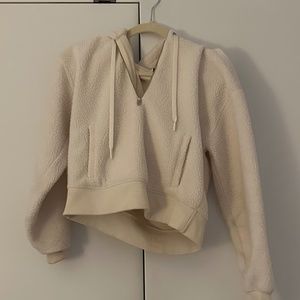 Club Monaco Cropped Fleece Pullover
